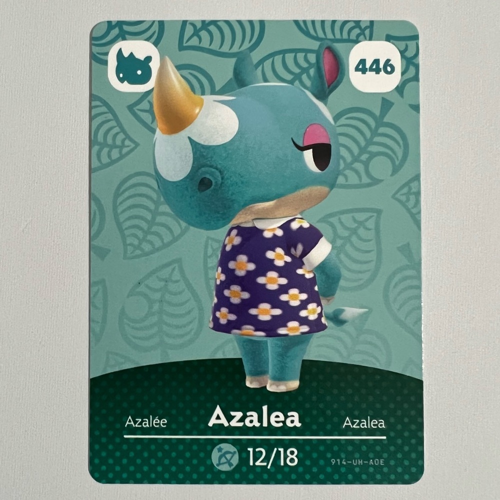 Animal Crossing Amiibo Card - Azalea - 446